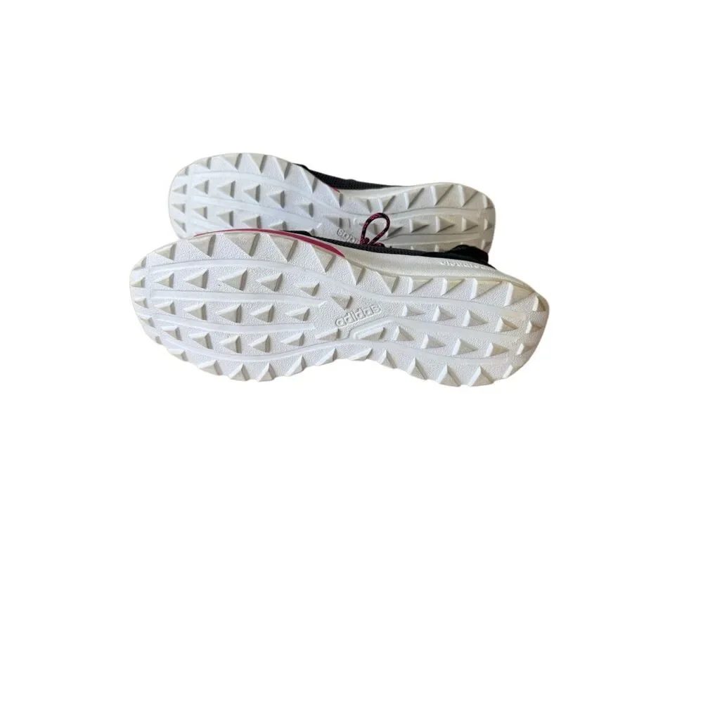 Adidas Womens Black Pink Quesa Cloudfoam Ortholite Running Sneakers Size 8.5